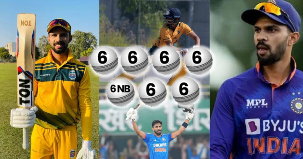 Cricket Records : Hit 6,6,6,6,6,6,6,6 in 1 over… This impossible record was made for the first time in cricket history
