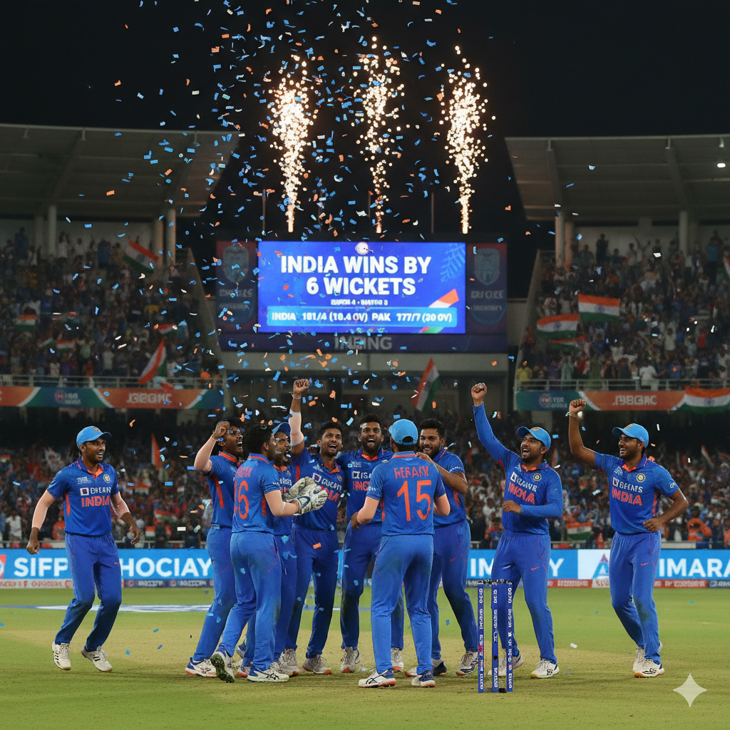 Asia cup 2025 : India Crush Pakistan Super 4 Thriller 1 Asia Cup 2025 : Team India sets a world record