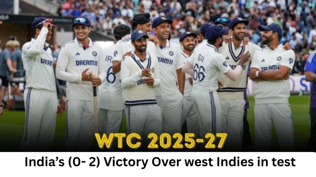 IND Vs WI 2025: WTC 2025-27: India Stays Third Despite Win Over West Indies 1 Add a heading 1 1