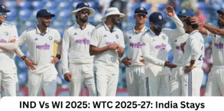 IND Vs WI 2025: WTC 2025-27: India Stays Third Despite Win Over West Indies