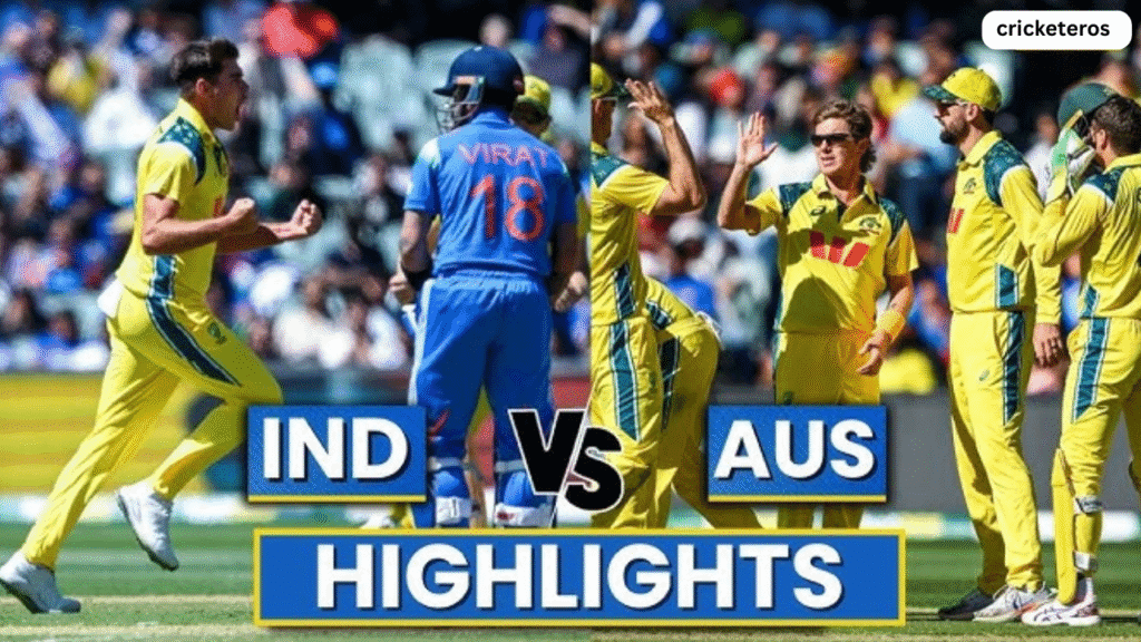 IND vs AUS 2025: Australia beat India by two wickets to take an unassailable lead in the series 2 Australia beat India by two wickets to take an unassailable lead in the series 1