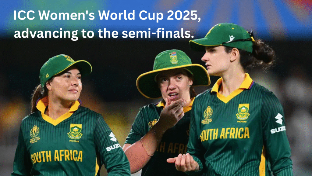 ICC Womens World Cup 2025 South Africas Fourth Win Intensifies Indias Elimination Fears