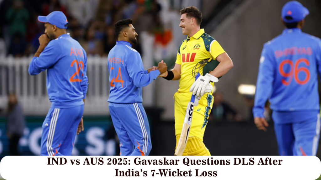 IND vs AUS 2025 Gavaskar