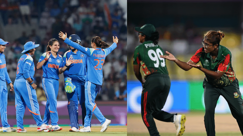 IND W vs BAN W 2025: India-Bangladesh match cancelled due to rain, Team India will now face Australia in the semi-finals. 2 Untitled design 1