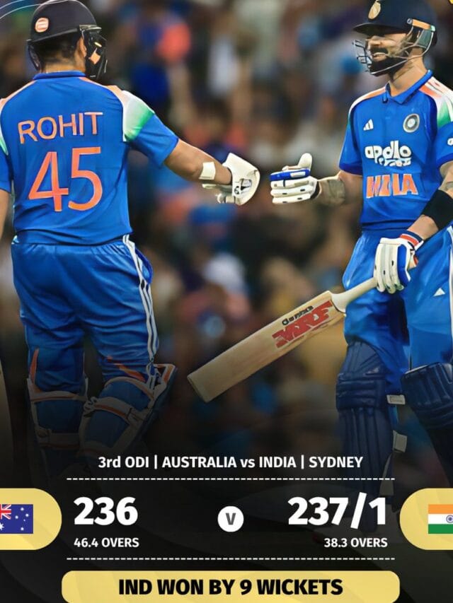 IND vs AUS 2025 : third ODI