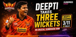The Hundred 2026: Deepti takes three wickets in crucial Sunrisers win