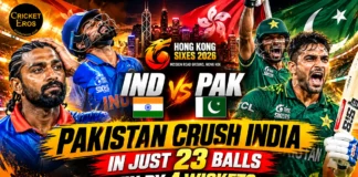 IND vs PAK Hong Kong Sixes 2026: Pakistan Crush India in Just 23 Balls, Win by 4 Wickets IND vs PAK Hong Kong Sixes 2026: Pakistan Crush India in Just 23 Balls, Win by 4 Wickets